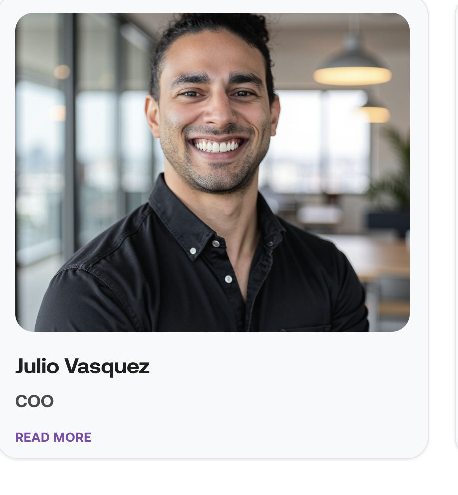 Julio Vasquez, COO